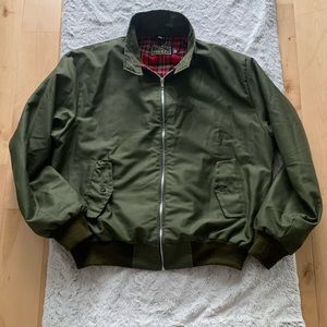 Walker and Hawkes Men's Classic Faxton Jacket (XL, Army Green)